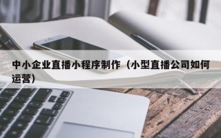 汶上中小企业直播小程序制作（小型直播公司如何运营）