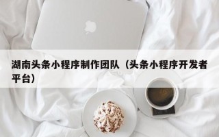 汶上湖南头条小程序制作团队（头条小程序开发者平台）